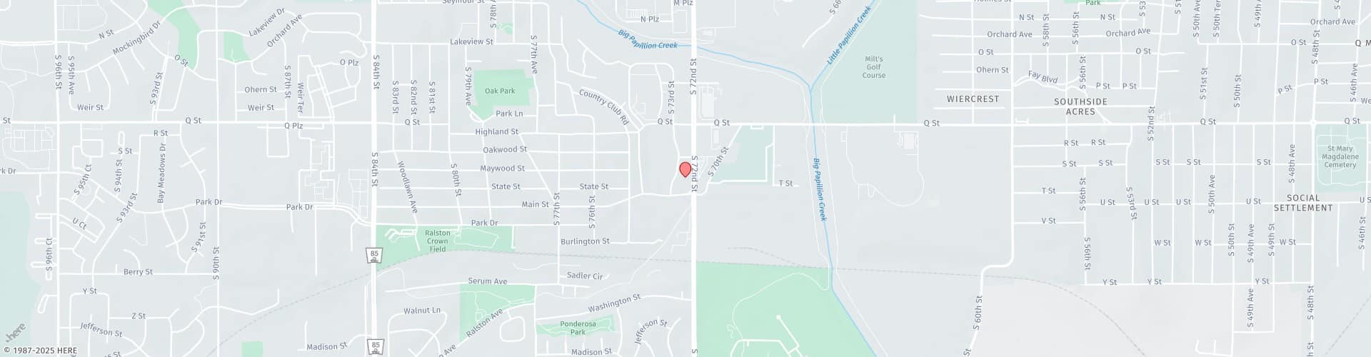 Location Map: 5360 S. 72nd St Omaha, NE 68127